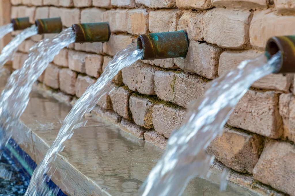 Clean flowing water