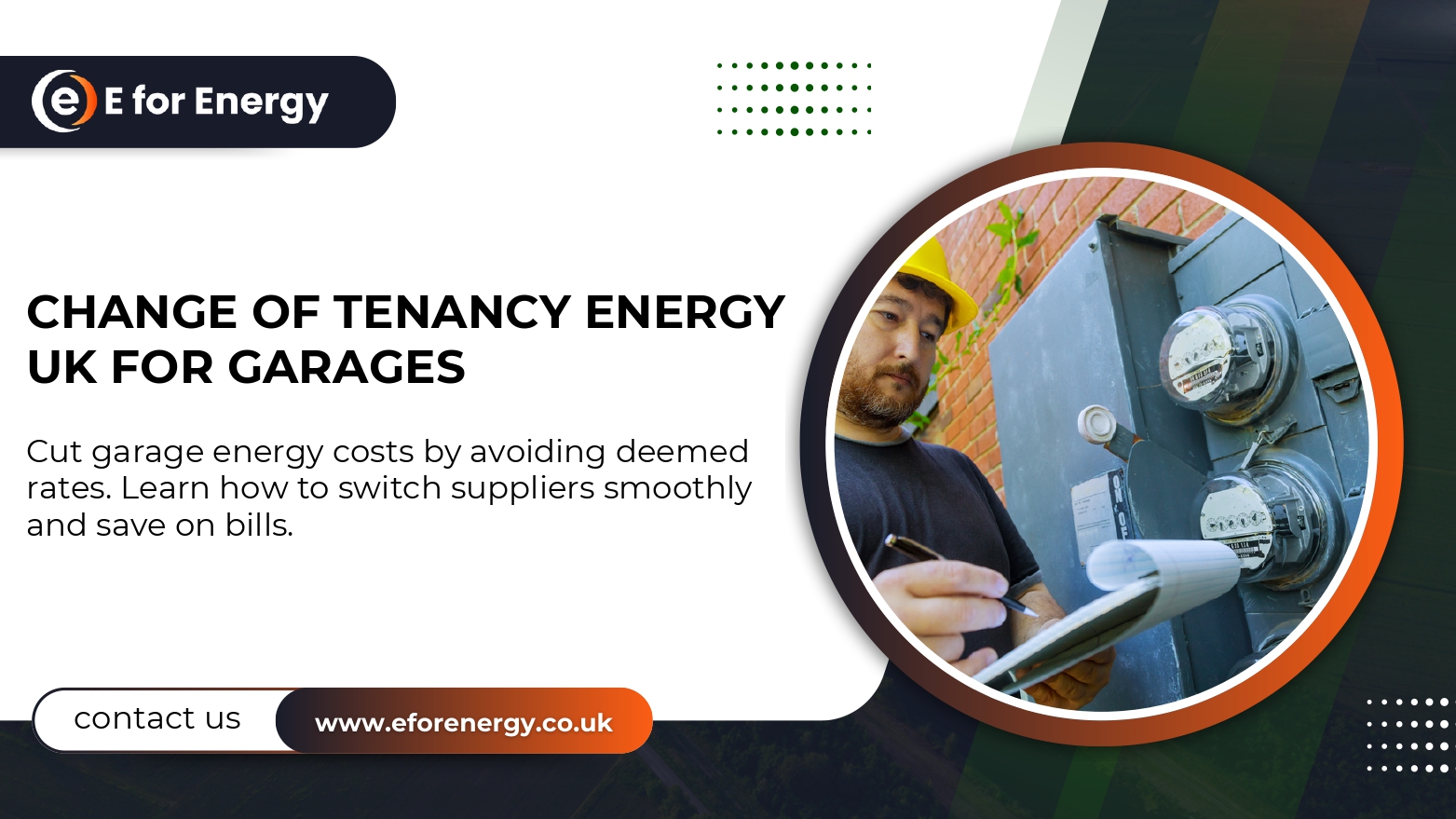 change of tenancy energy UK