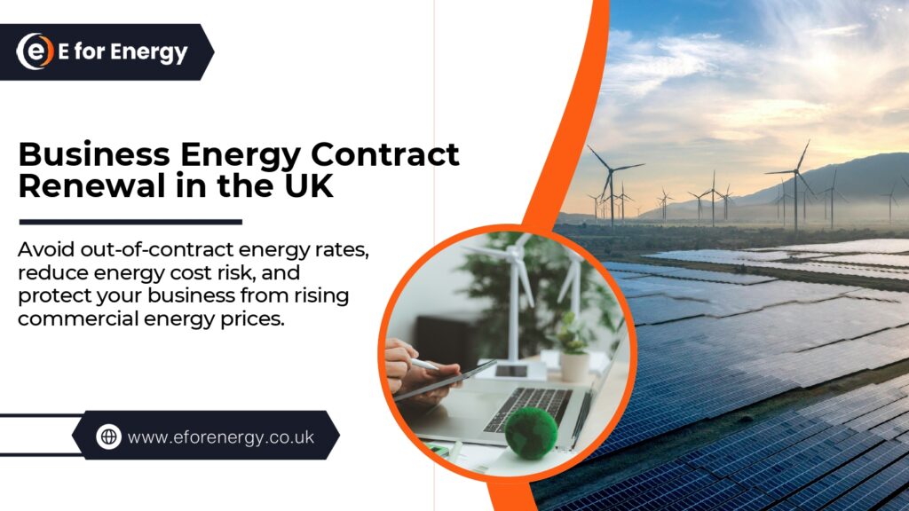 Business energy contract renewal