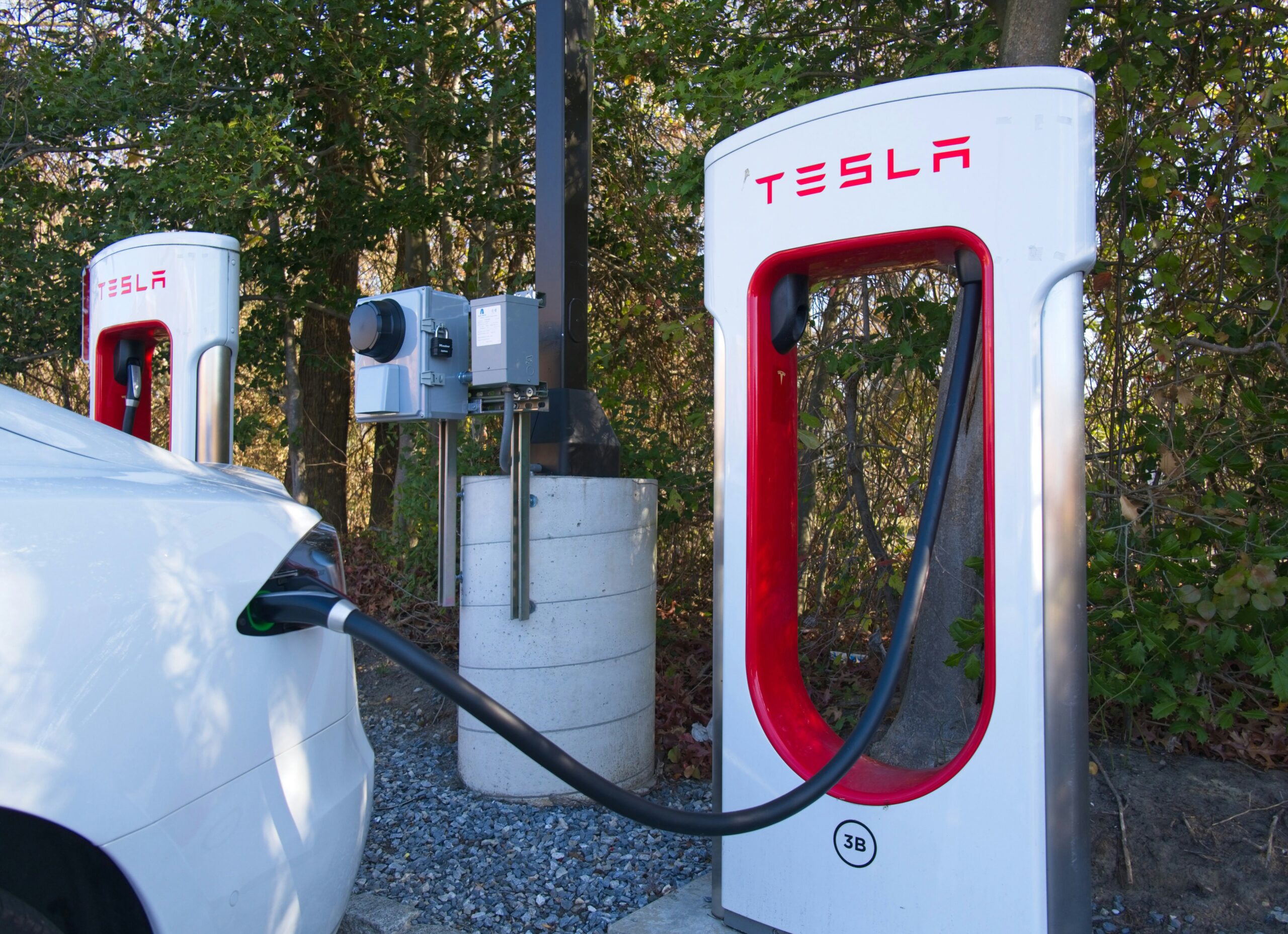 Work EV charging station